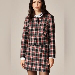 NWT J. Crew Bridgette Lady Jacket in Stewart Tartan Size 8 $348
